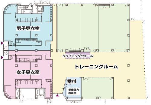 トレーニングルーム 平面図